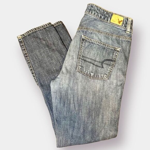 American Eagle Outfitters Boy Jeans Blue Size 6 - Picture 1 of 6